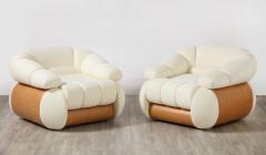 Adriano Piazzesi Pair of Adriano Piazzesi Italian 1970s Lounge Chairs - 2924051