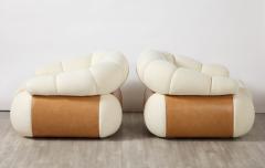 Adriano Piazzesi Pair of Adriano Piazzesi Italian 1970s Lounge Chairs - 2924064