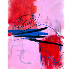 Adrienn Krahl New Soho Abstract painting 2023 - 3978321