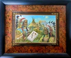 Advertising For Piedmont Cigarettes American Indian Theme Circa 1910 - 563411