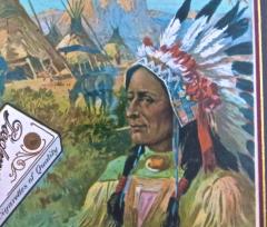 Advertising For Piedmont Cigarettes American Indian Theme Circa 1910 - 563412