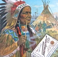 Advertising For Piedmont Cigarettes American Indian Theme Circa 1910 - 563419