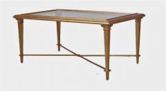 Aer Deco Style Gilt Metal Coffee Cocktail Table - 2647308