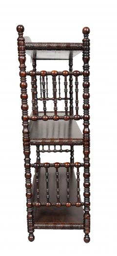 Aesthetic Mahogany Hanging Shelf - 4292694