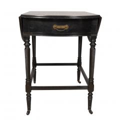 Aesthetic Movement Calamander and Ebonized Pembroke Table - 3738622