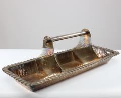 Aesthetic Movement Electro Plated Oblong Tray by Hukin Heath - 4188958