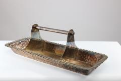 Aesthetic Movement Electro Plated Oblong Tray by Hukin Heath - 4188959
