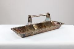 Aesthetic Movement Electro Plated Oblong Tray by Hukin Heath - 4188968