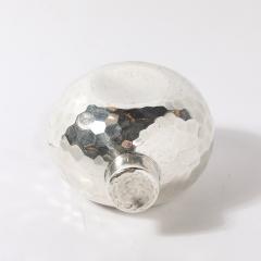 Aesthetic Movement Signed Whiting Sterling Silver Ball Form Scent Flask - 4744795