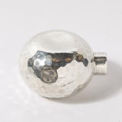 Aesthetic Movement Signed Whiting Sterling Silver Ball Form Scent Flask - 4744796