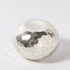 Aesthetic Movement Signed Whiting Sterling Silver Ball Form Scent Flask - 4744833