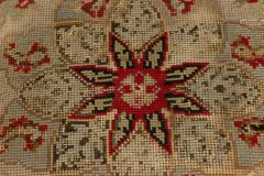 Aesthetics Movement Faux Bamboo Needlepoint Stool - 4656822