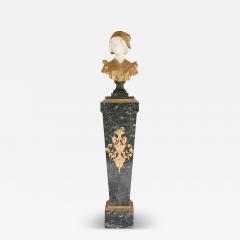 Affortunato Gory French gilt bronze and marble bust sculpture by Gory - 4187561