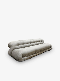 Afra Tobia Scarpa 944 SORIANA THREE SEATER SOFA IN LUXOR FUCILE - 3595187