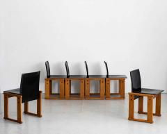 Afra Tobia Scarpa AFRA TOBIA SCARPA MONK CHAIRS SET OF 6 - 1657595