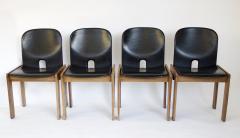 Afra Tobia Scarpa AFRA TOBIA SCARPA SET OF FOUR MODEL 121 DINNG CHAIRS FOR CASSINA - 2953434