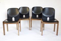 Afra Tobia Scarpa AFRA TOBIA SCARPA SET OF FOUR MODEL 121 DINNG CHAIRS FOR CASSINA - 2953436