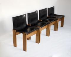 Afra Tobia Scarpa AFRA TOBIA SCARPA SET OF FOUR MONK CHAIRS FOR MOLTENI CIRCA 1974 - 2953359
