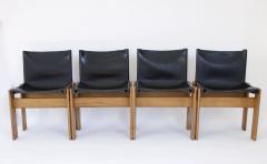 Afra Tobia Scarpa AFRA TOBIA SCARPA SET OF FOUR MONK CHAIRS FOR MOLTENI CIRCA 1974 - 2953366