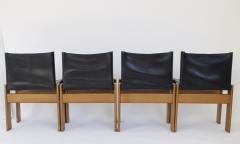 Afra Tobia Scarpa AFRA TOBIA SCARPA SET OF FOUR MONK CHAIRS FOR MOLTENI CIRCA 1974 - 2953367