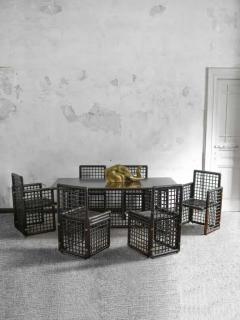 Afra Tobia Scarpa Afra And Tobia Scarpa Dining Set Basilan I Series Produced By B B Italia - 4071533