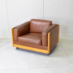 Afra Tobia Scarpa Afra Tobia Scarpa 920 Armchair for Cassina in Cognac Leather - 4655174