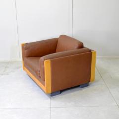 Afra Tobia Scarpa Afra Tobia Scarpa 920 Armchair for Cassina in Cognac Leather - 4655176