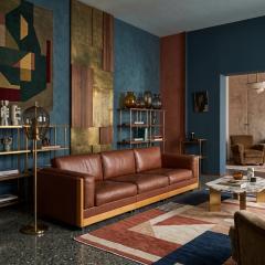 Afra Tobia Scarpa Afra Tobia Scarpa 920 Three Seat Sofa for Cassina 70s - 4657837