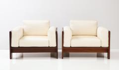 Afra Tobia Scarpa Afra Tobia Scarpa Bastiano Pair of Lounge Chairs by Gavina Italy 1960 - 2479429