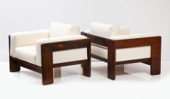 Afra Tobia Scarpa Afra Tobia Scarpa Bastiano Pair of Lounge Chairs by Gavina Italy 1960 - 2479431