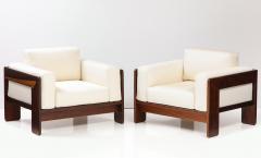 Afra Tobia Scarpa Afra Tobia Scarpa Bastiano Pair of Lounge Chairs by Gavina Italy 1960 - 2479438