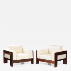 Afra Tobia Scarpa Afra Tobia Scarpa Bastiano Pair of Lounge Chairs by Gavina Italy 1960 - 2482471