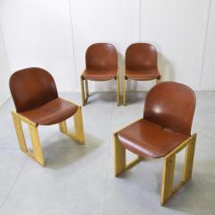 Afra Tobia Scarpa Afra Tobia Scarpa Dialogo set of four Dialogo chairs 1970s  - 4395174