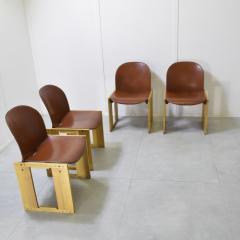 Afra Tobia Scarpa Afra Tobia Scarpa Dialogo set of four Dialogo chairs 1970s  - 4395175