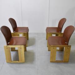 Afra Tobia Scarpa Afra Tobia Scarpa Dialogo set of four Dialogo chairs 1970s  - 4395177
