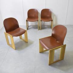 Afra Tobia Scarpa Afra Tobia Scarpa Dialogo set of four Dialogo chairs 1970s  - 4395178