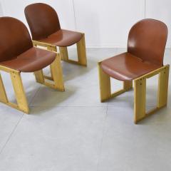 Afra Tobia Scarpa Afra Tobia Scarpa Dialogo set of four Dialogo chairs 1970s  - 4395182