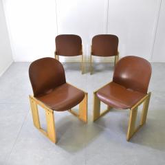 Afra Tobia Scarpa Afra Tobia Scarpa Dialogo set of four Dialogo chairs 1970s  - 4395183