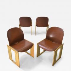 Afra Tobia Scarpa Afra Tobia Scarpa Dialogo set of four Dialogo chairs 1970s  - 4396052