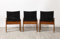 Afra Tobia Scarpa Afra Tobia Scarpa Monk Set of Six Dining Chairs for Molteni 1974 - 3926545