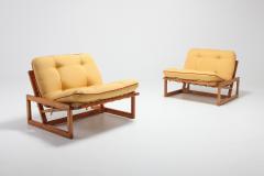 Afra Tobia Scarpa Afra Tobia Scarpa Pair of Carlotta Lounge Chairs for Cassina 1960s - 1006482