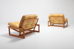 Afra Tobia Scarpa Afra Tobia Scarpa Pair of Carlotta Lounge Chairs for Cassina 1960s - 1006486