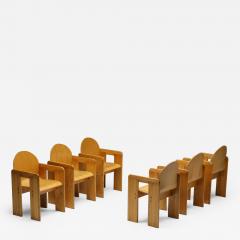 Afra Tobia Scarpa Afra Tobia Scarpa Plywood Dining Chairs 1970s - 2557741