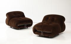 Afra Tobia Scarpa Afra Tobia Scarpa Soriana Pair of Chairs for Cassina Italy 1969 - 3839583