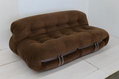 Afra Tobia Scarpa Afra Tobia Scarpa Soriana sofa for Cassina two seat Italy 1969  - 3130199