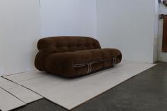 Afra Tobia Scarpa Afra Tobia Scarpa Soriana sofa for Cassina two seat Italy 1969  - 3130213