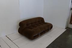 Afra Tobia Scarpa Afra Tobia Scarpa Soriana sofa for Cassina two seat Italy 1969  - 3130214