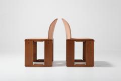 Afra Tobia Scarpa Afra Tobia Scarpa for Cassina Model 121 Wood and Walnut 1970s - 939985