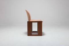 Afra Tobia Scarpa Afra Tobia Scarpa for Cassina Model 121 Wood and Walnut 1970s - 939987