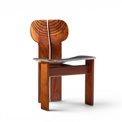 Afra Tobia Scarpa Afra Tobia Scarpa for Maxalto Africa Mid Century Chairs Pair - 4698308